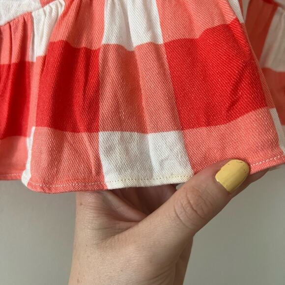 Lovers + Friends Alba Check Print Puff Sleeve Top - Picture 8 of 11